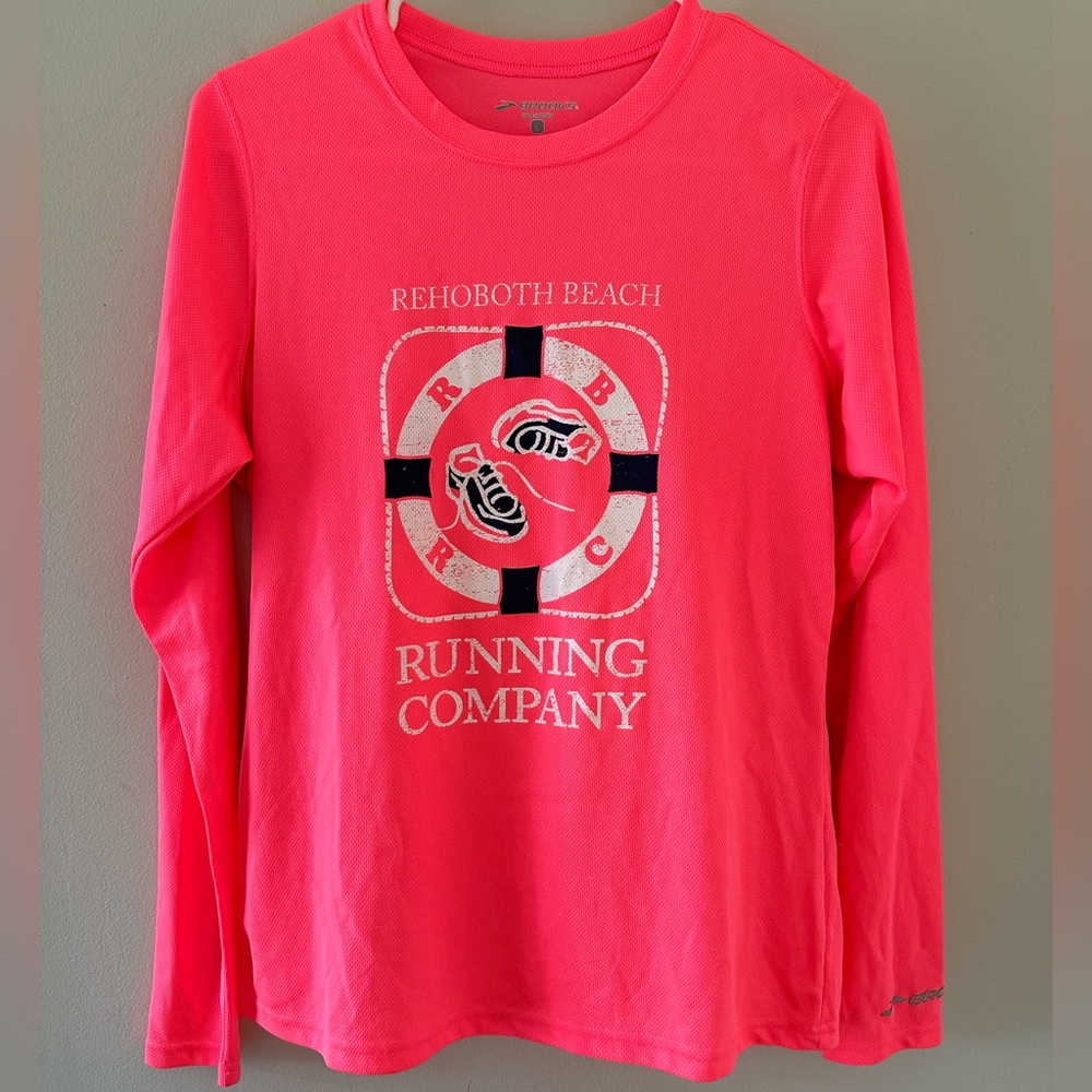 Brooks Long Sleeve Running Shirt. Rehoboth Beach Running Company